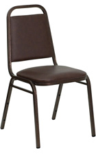 Stacking Banquet Chairs Brown
