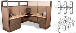 Office Cubicles and Modular Workstations